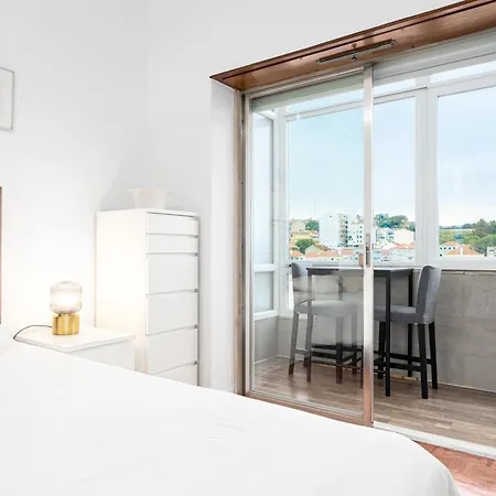 Cacilhas Amazing View Of Lisbon Close To Caparica Lejlighed Almada